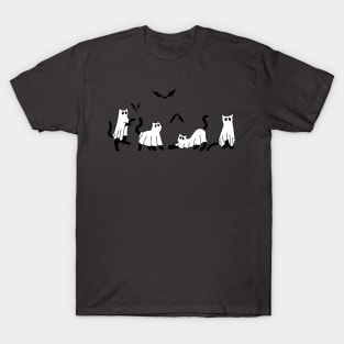 Spooky Ghost Cats T-Shirt
